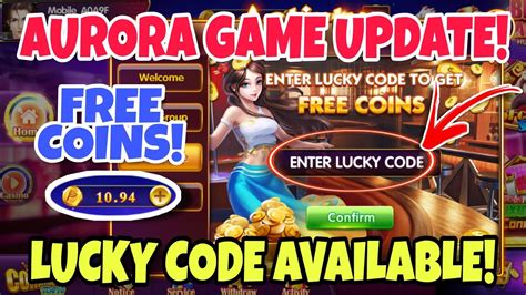 comg119911495&c4 NEW UPDATE. . Aurora game lucky code